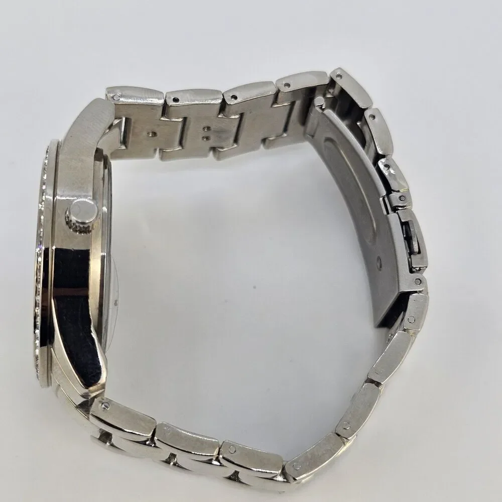 Women's Hearts Watch 38MM Purple Dial Gray Bracelet Band 6